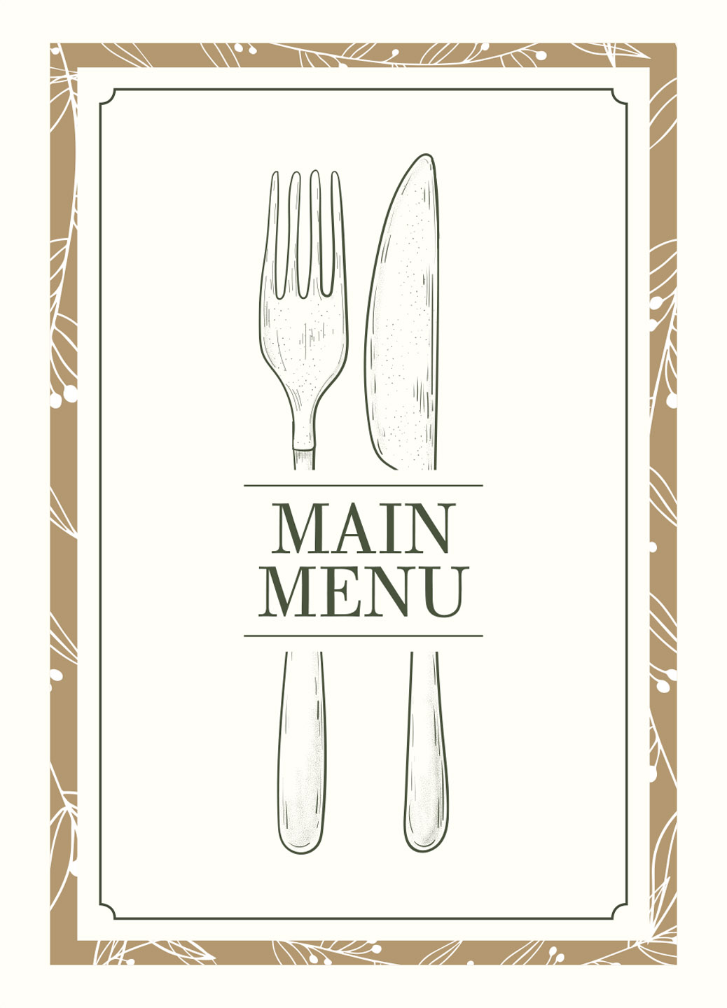 Elia A La Carte Menu