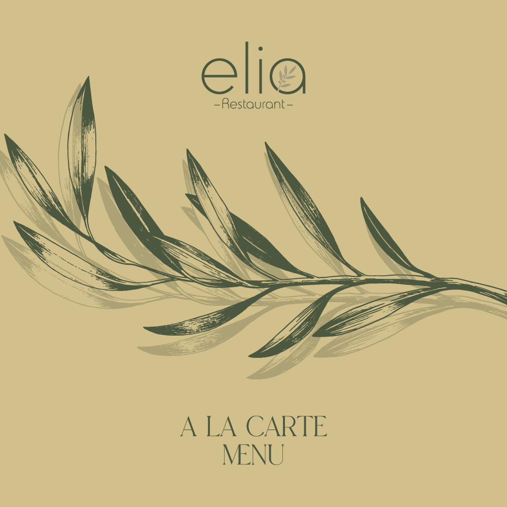 Elia Menu Cover